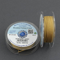 Griffin sznurek nylonowy bursztynowy 1,5mm [1 szpula/10 m]