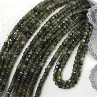 Turmalin zielony kostka 3mm [20szt]