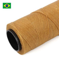 Sznurek do makramy brazylijski woskowany Almond 1mm [1metr]