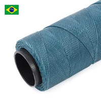 Sznurek do makramy brazylijski woskowany Sea green 1mm [1metr]