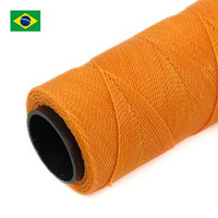 Sznurek do makramy brazylijski woskowany Tangerine 1mm [1metr]