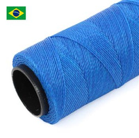 Sznurek do makramy brazylijski woskowany Azure Blue 1mm [1metr]