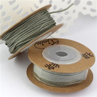 Sznurek nylonowy zielony mundurowy 1,5mm [szpula 12m]