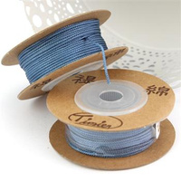 Sznurek nylonowy niebieski denim 1mm [szpula 18m]