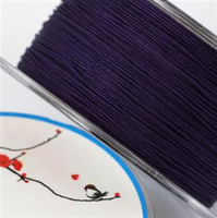 Sznurek nylonowy purpurowy 0,4mm [szpula 60m]