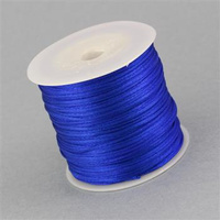 Sznurek satynowy kobaltowy 1,5mm [szpula 45m]