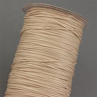 Sznurek powlekany beżowy 1mm [1metr]