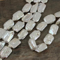 Perła słodkowodna baroque prostokąt 22x15mm [1szt]