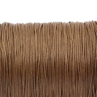 Sznurek powlekany jasny brązowy 0,5mm [1metr]