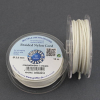Griffin sznurek nylonowy kremowy 2mm [1 szpula/25 m]