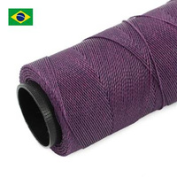 Sznurek do makramy brazylijski woskowany Amethyst 1mm [1metr]