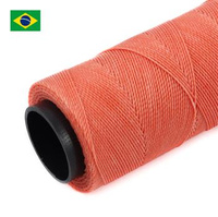 Sznurek do makramy brazylijski woskowany Salmon 1mm [1metr]