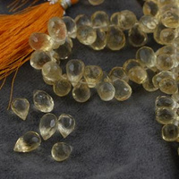 Cytryn kropla fasetowana 9x6mm