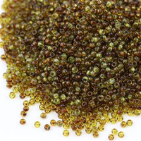 Toho Round 11/0 HYBRID Transparent Lime Green - Picasso [10g]