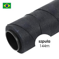 Sznurek do makramy brazylijski woskowany Navy 1mm [szpula 144m]