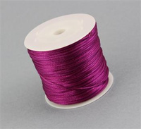 Sznurek satynowy fioletowy 1,5mm [szpula 45m]