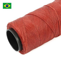 Sznurek do makramy brazylijski woskowany Terracotta 1mm [1metr]