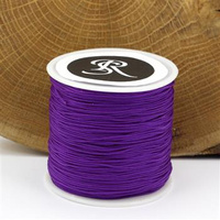Sznurek nylonowy fioletowy 0,8mm [szpula 100m]