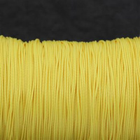 Sznurek powlekany żółty 0,5mm [1metr]