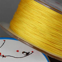 Sznurek nylonowy żółty 0,4mm [szpula 60m]