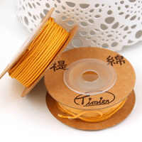 Sznurek nylonowy żółty 1,5mm [szpula 12m]