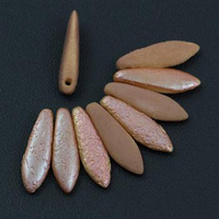 Dagger Etched Chalk White Apricot Medium Full 5x16mm [6szt]