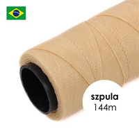 Sznurek do makramy brazylijski woskowany Wheat 1mm [szpula 144m]