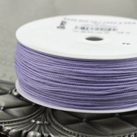 Sznurek pleciony poliestrowy liliowy 0,8mm Pega [1metr]