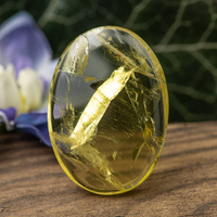 Kaboszon kwarc cytrynowy 34x25x6mm