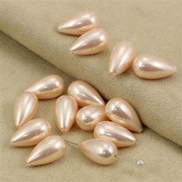 Perła seashell kropla brzoskiwniowa 18x10mm
