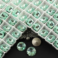 Preciosa Rivoli Maxima Chrysolite 14mm [2szt]