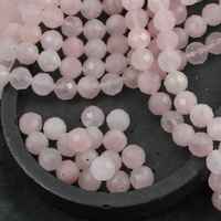 Kwarc różowy Madagaskar kula fasetowana 10mm