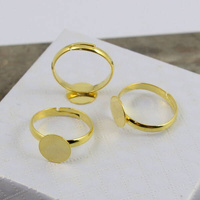 Baza do pierścionka złota z talerzykiem 10mm