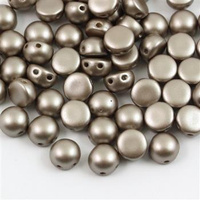 CzechMates Cabochon 6mm Pastel Light Brown [10szt]