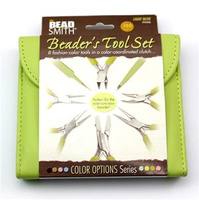 Zestaw narzędzi do robienia biżuterii LIGHT OLIVE szczypce Beadsmith