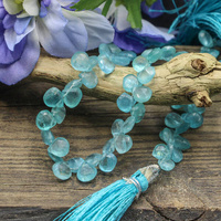 Apatyt łezka briolette fasetowana 7x5mm [5szt]