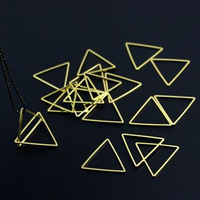 Geometrix metalowa baza - trójkąt złoty 21mm [10szt]