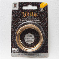 Beadsmith Drut miedziany kwadratowy GOLD 1mm/3,6m