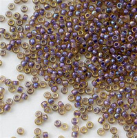 Toho Round 15/0 Inside Color Lt Topaz Opaque Lavender Lined [5g]