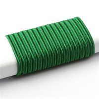 Sznurek sutasz wiskoza Pega 3mm szmaragdowy [1 metr]