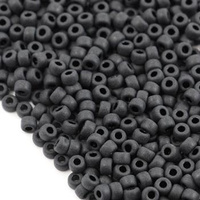 Matubo 8/0 Matte Jet [10g]