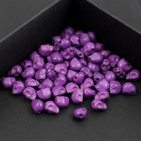 Howlit fioletowy czaszka 8x7mm