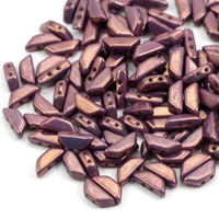 Tinos par Puca Opaque Mix Amethyst Gold Ceramic Look [20szt]