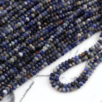 Sodalit oponka fasetowana 4x3mm [sznur 38cm]