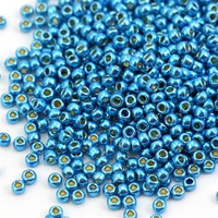 Toho Round 8/0 Permafinish - Galvanized Aqua Sky [10g]