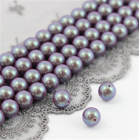 Preciosa Nacre Round Pearl Maxima Pearlescent Violet 8mm [4szt]