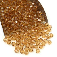 Preciosa Round Bead Light Colorado Topaz 4mm [10szt]