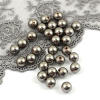 Preciosa Nacre Round Pearl Maxima Dark Grey 6mm [6szt]