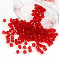 Preciosa Bicone Bead Rondelle Light Siam 3mm [20szt]