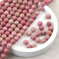 Rodonit kula fasetowana 8mm